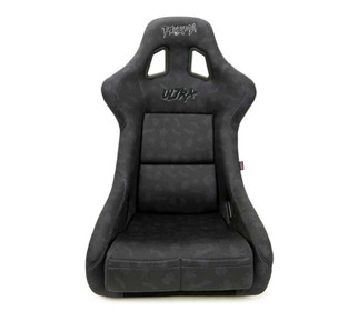 NRG FRP Bucket Seat (Large) Prisma Edition w/ Orange Pearlized Back - Spooky Edition (Spiders/Bats)