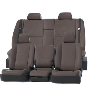 Covercraft 24-25 Ford F250-F550 King Ranch Leatherette PrecisionFit Custom Front Seat Covers - Stone