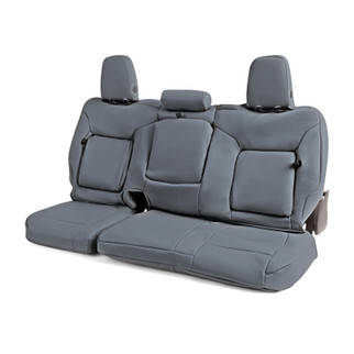 Covercraft 24-25 Ford F250-F550 King Ranch Leatherette PrecisionFit Front Seat Covers - Medium Grey