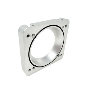 Torque Solution 06-21 Subaru STI / 08-14 Subaru WRX Big Bore 76mm Throttle Body Adapter - Silver