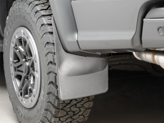 WeatherTech 24-25 Ford Ranger Raptor Supercrew Rear No Drill MudFlaps - Black