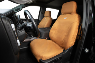 Covercraft 22-23 Jeep Grand Wagoneer Carhartt SeatSaver Custom Second Row Seat Covers - Brown