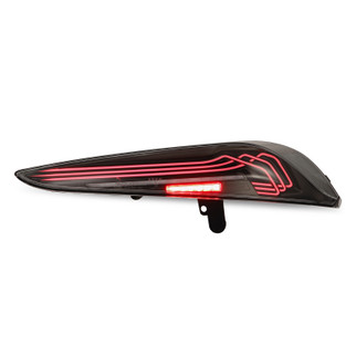 AlphaRex 20-24 Toyota Supra LUXX-Series Laser Style LED Tail Lights Black