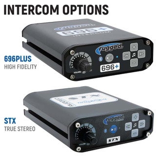 Rugged Radios Can-Am Comm/Mav Comp. Comm Kit w/ BT 2-Way - Glove Box Mount 696 / M1 VHF Bus Band