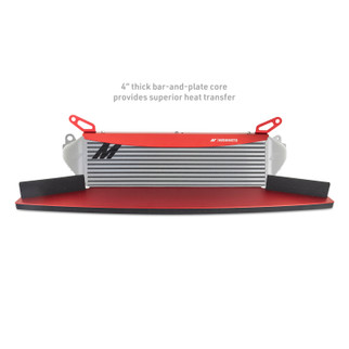 Mishimoto 2023+ Toyota GR Corolla Intercooler & Pipe Kit - Silver Cooler - Red Pipes