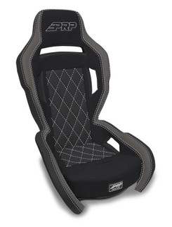 PRP Contour UTV Suspension Seat - Black and Gray