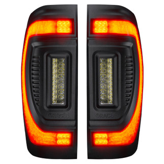 Oracle 19-23 GMC Sierra Black Series Flush Style LED Tail Lights - Factory Halogen