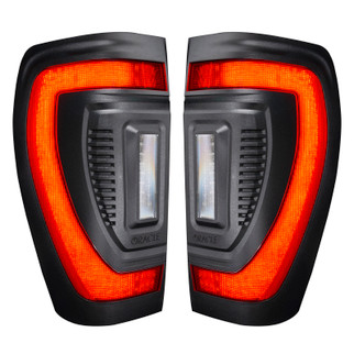 Oracle 19-23 GMC Sierra Black Series Flush Style LED Tail Lights - Factory Halogen