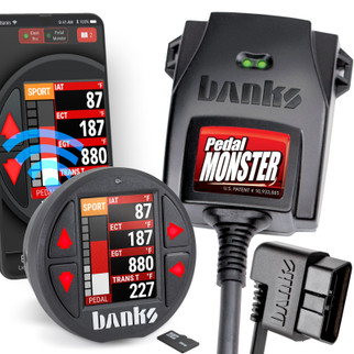 Banks Power Pedal Monster Kit Aptiv GT 150 6 Way w/iDash Data Pro 07.5-19 Chevy 2500/3500 6.6L