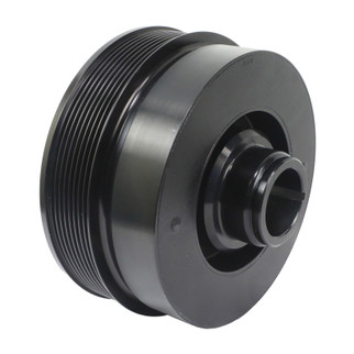Fluidampr Chevy LSX 6-1/4in Damper w/Single 8 Rib 6.57in Dia Pulley Steel Internally Balanced Damper