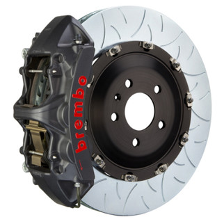 Brembo 25+ BMW X3 30/X3 M50 xDrive Fr GT-S BBK 6 Pist Cast 405x34 2pc Rotor Slotted Type3- Blk HA