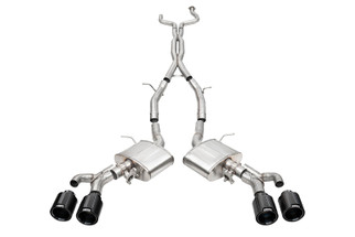 Corsa 22-25 Cadillac CT4 V Blackwing 3in Active Valve Cat-Back - 4.5in Carbon Fiber Black Tip