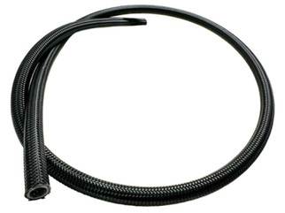 Fuelab Black Nylon Stainless Steel Braided PTFE Hose - 12AN - 10ft