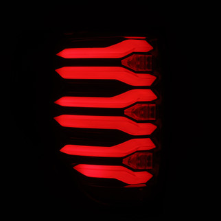 AlphaRex 09-14 Ford F150 LUXX LED Taillights - Black/Red Housing
