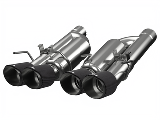 Kooks 09-13 Chevrolet Corvette Z06/ZR1 3in. Valved Axle-Back Exhaust w/ CF Tips