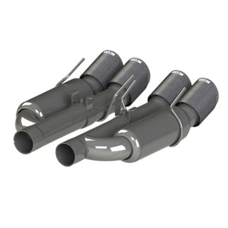 Kooks 09-13 Chevrolet Corvette Z06/ZR1 3in. Valved Axle-Back Exhaust w/ CF Tips