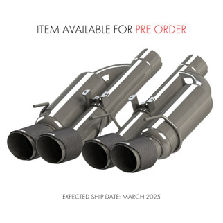 Kooks 09-13 Chevrolet Corvette Z06/ZR1 3in. Valved Axle-Back Exhaust w/ CF Tips