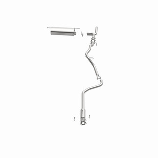 MagnaFlow BRE Exhaust Kit 97-05 Classic Malibu Cutlass