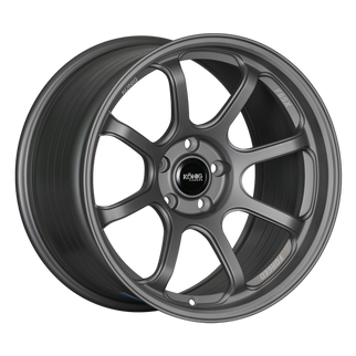 Konig Forged F6SX 18x11 5x114.3 ET40 Satin Grey Wheel (Knurled Bead)