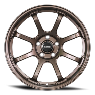 Konig Forged F6SX 17x10 5x114.3 ET45 Race Bronze Wheel (Knurled Bead)