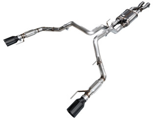 AWE Tuning Gen 3 Ford Raptor SwitchPath Exhaust - Diamond Black Tips