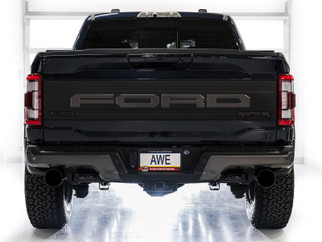 AWE Tuning Gen 3 Ford Raptor SwitchPath Exhaust - Diamond Black Tips