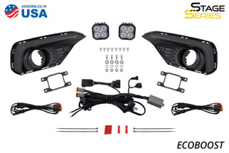 Diode Dynamics 2030 Ford Mustang EcoBoost SS3 Add-On Fog Lamp Kit Yellow Max