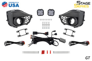 Diode Dynamics 2025 Ford Mustang EcoBoost SS3 Add-On Fog Lamp Kit White Sport