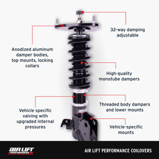 Air Lift Performance 15-20 Acura TLX / 13-17 Honda Accord Coilover Kit