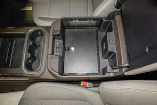 Tuffy Console Safe W/ Combo Lock For Chevrolet Silverado And Gmc Sierra W/ Flow Thru Console