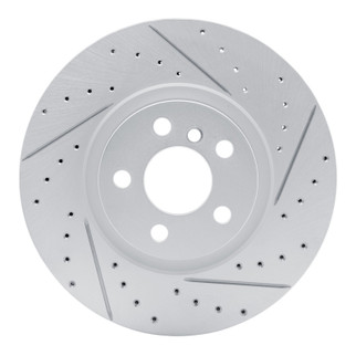 R1 15-25 BMW 228I Gran Coupe Front Right Drilled & Slotted Geo-Carbon Rotor