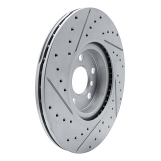 R1 15-25 BMW 228I Gran Coupe Front Right Drilled & Slotted Geo-Carbon Rotor