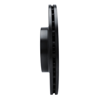 R1 08-15 Mercedes-Benz C63 AMG Rear Drilled & Slotted Black Brake Rotor