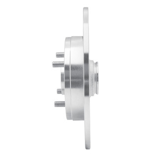 R1 84-87 Nissan Maxima Rear Left Drilled & Slotted Silver Brake Rotor