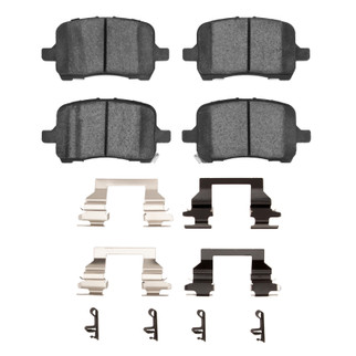R1 04-12 Saturn Ion Front Euro Ceramic Brake Pads and Hardware Kit