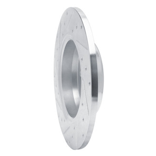 R1 15-21 Mercedes-Benz C200 (Mexico) Rear Right Drilled & Slotted Silver Brake Rotor