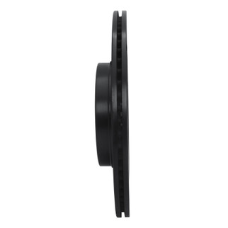 R1 04-11 Mazda RX-8 Rear Right Drilled & Slotted Black Brake Rotor