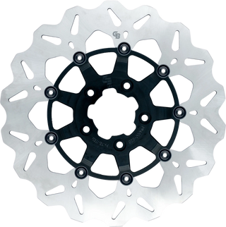 Rotor 11.8" Floating Wave Rr Black