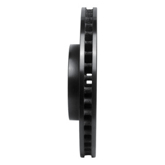 R1 94-99 Toyota Celica Front Left Drilled & Slotted Black Brake Rotor