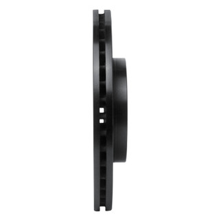 R1 10-13 Ford Transit Connect Front Right Drilled & Slotted Black Brake Rotor