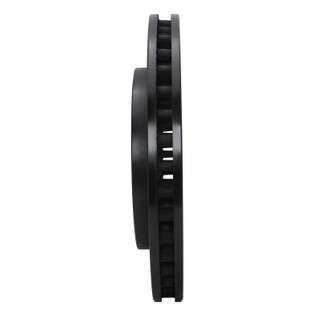 R1 97-02 Ford Expedition Front Right Drilled & Slotted Black Brake Rotor