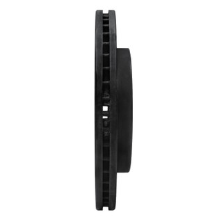 R1 99-07 Ford E-350 Econoline Club Wagon Rear Right Drilled & Slotted Black Brake Rotor