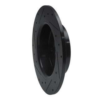 R1 08-12 Renault TRAFIC (Mexico) Rear Right Drilled & Slotted Black Brake Rotor