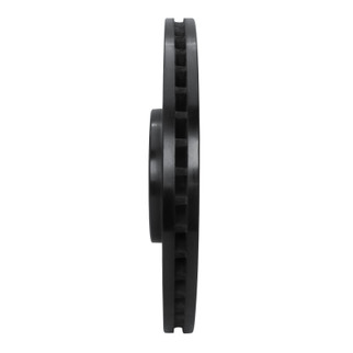 R1 08-11 Saab 9-3 Front Right Drilled & Slotted Black Brake Rotor