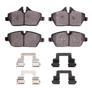 R1 06-24 BMW 120i (Mexico) Front Semi Met Pads & Hardware Kit