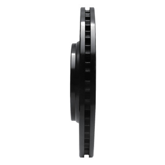 R1 04-12 Chevrolet Cobalt Front Right Drilled & Slotted Black Brake Rotor
