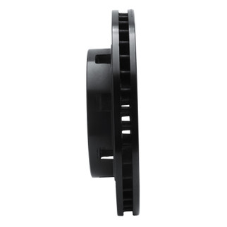 R1 71-91 Chevrolet C30 Pickup Front Left Drilled & Slotted Black Brake Rotor