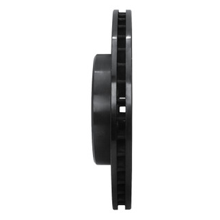 R1 93-98 Toyota T100 Front Right Drilled & Slotted Black Brake Rotor