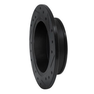 R1 85-87 Toyota Corolla (US/Canada) Rear Left Drilled & Slotted Black Brake Rotor