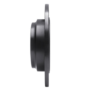 R1 99-01 Acura RL Rear Right Drilled & Slotted Black Brake Rotor